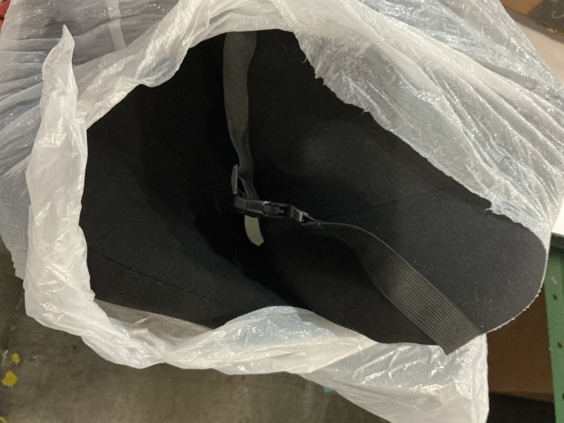 Condition photo showing As Is for Lexeme X Large Memory Foam Seat Cushion Lumbar Support Pillow for Sciatica & Tailbone Pressure Relief Coccyx Pad for Office Chair, Car,Wheelchair,Home,Office Black