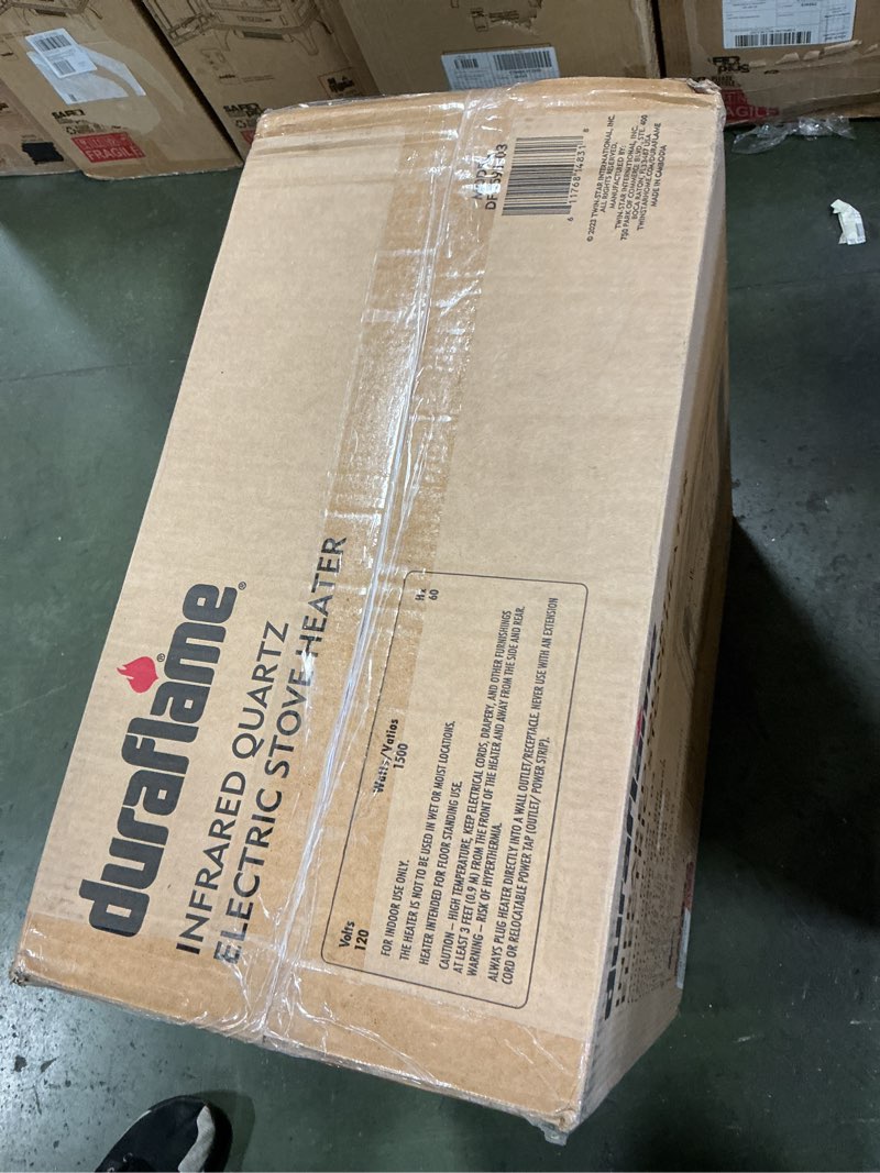 Condition photo showing New/Like New for duraflame Infrared Quartz Electric Stove Heater - DFI-591-03 - Cinnamon