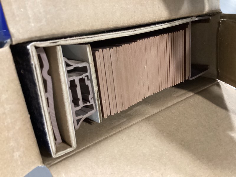 Condition photo showing Good Condition for Levolor Faux Wood Blind Size 72x64 inches Walnut