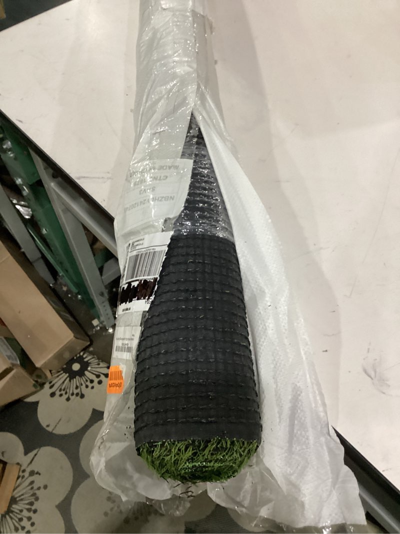 Condition photo showing Good Condition for artificial grass rug 0.8 inch pile height 1ftx10ft indoor outdoor rug fake grass carpet with drainage holes artificial turf faux grass rug realistic turf soft rubber backing custom size 1' x 10' (square)
