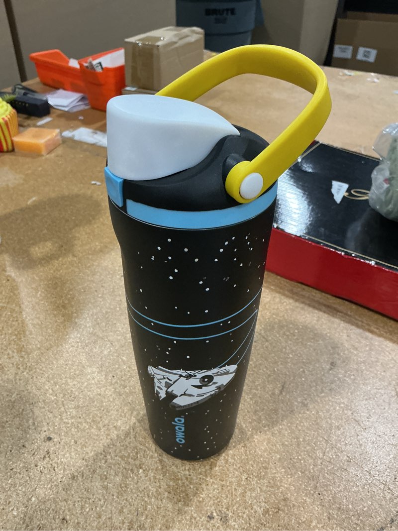 Condition photo showing Good Condition for (missing straw) owala star wars freesip sway water bottle 30 oz millennium falcon millennium falcon 30 ounces
