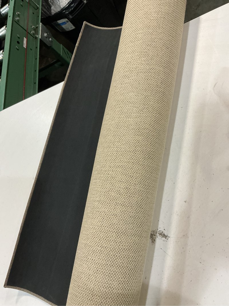 Condition photo showing Good Condition for dexi ultra thin door mat indoor entrance 32x48, non slip rubber backed entryway mats dirt trapper, low profile front doormat for inside entry, patio, porch, beige 4' x 2'8" (rectangular) beige
