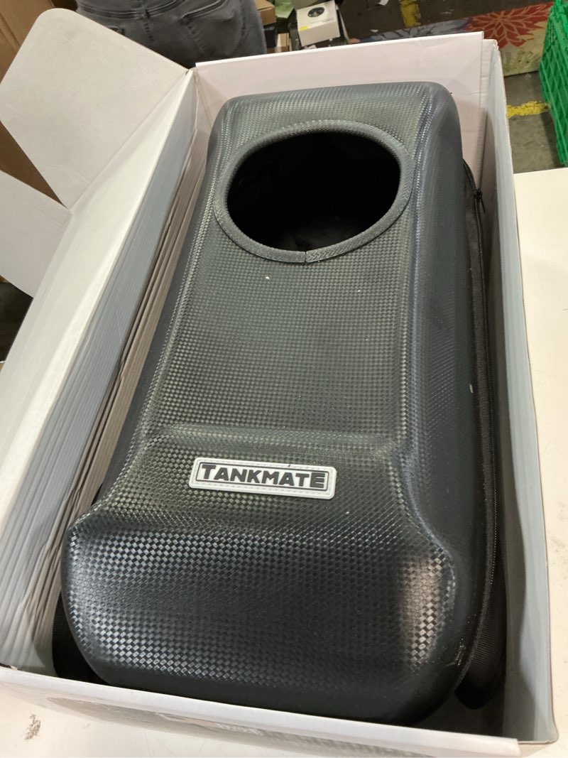 Condition photo showing Good Condition for TankMate a Universal Gas Tank Mounted Motorcycle Dog Carrier for Small to Medium Size Dogs, scratchless Non-Slip Design, Waterproof Exterior, Velvet Lined Interior, Safe pet Transport