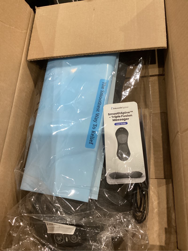 Condition photo showing Good Condition for SmoothSpine Triple Fusion Back Massager - The Official Smooth Spine Massager with Heat - Design to Support Lower Back Comfort, Relaxation Device for Home Use (Triple Fusion Back Massager)
