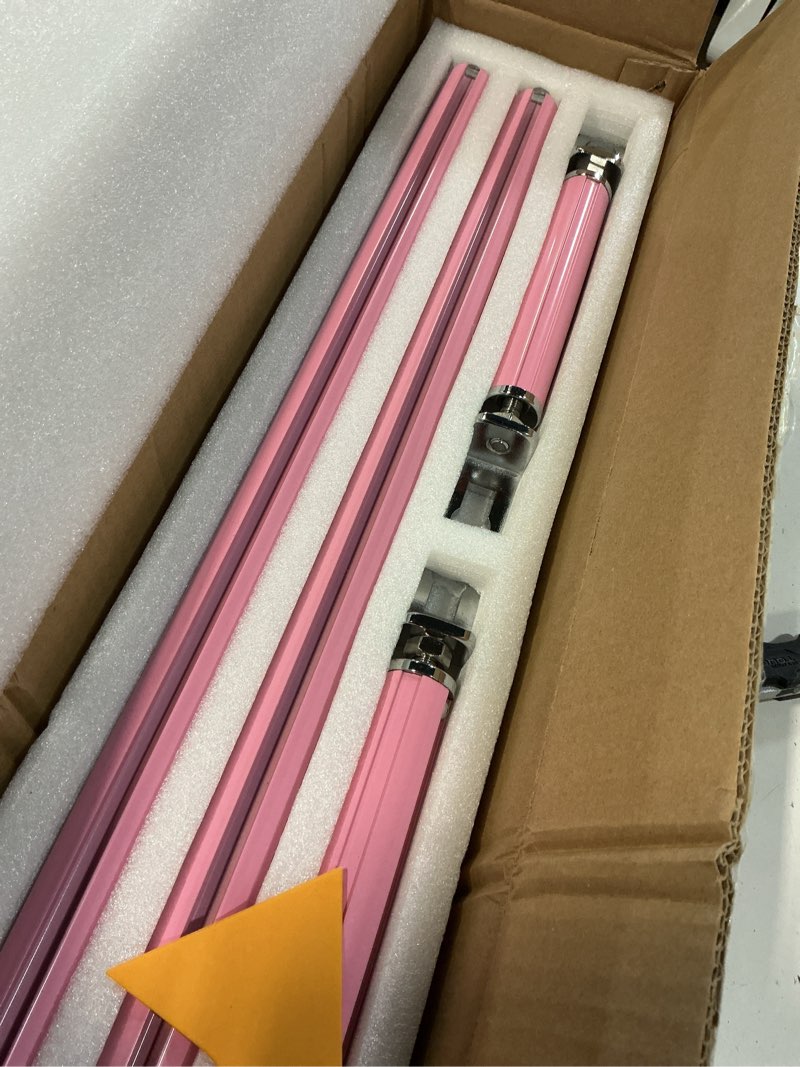 Condition photo showing Good Condition for couple embroidery art embroidery clip frame cross stitch 4 slot presser heavy duty embroidery bandage embroidery frame needlepoint frame embroidery scroll frame embroidery frames (pink)