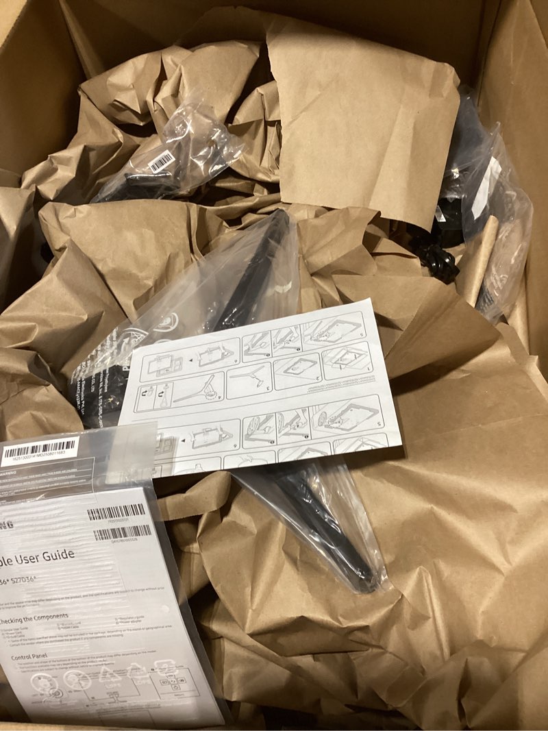 Condition photo showing New/Like New for Samsung 27" Essential S3 (S36GD) Series FHD 1800R Curved Computer Monitor, 100Hz, Game Mode, Advanced Eye Comfort, HDMI and D-sub Ports, LS27D366GANXZA, 2024