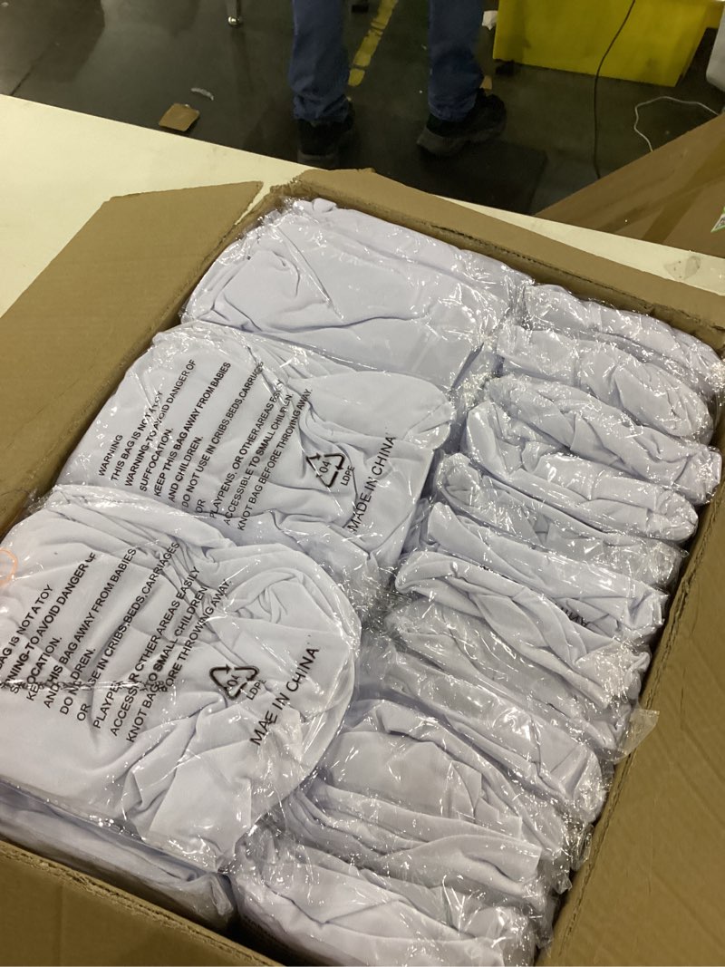 Condition photo showing New/Like New for HAINARverS Stretch Spandex Folding Chair Covers 30PCS Universal Fitted Chair Cover Protector for Wedding,Party, Banquet, Holidays, Celebration, Decoration(White, 30 PCS) White 30PCS