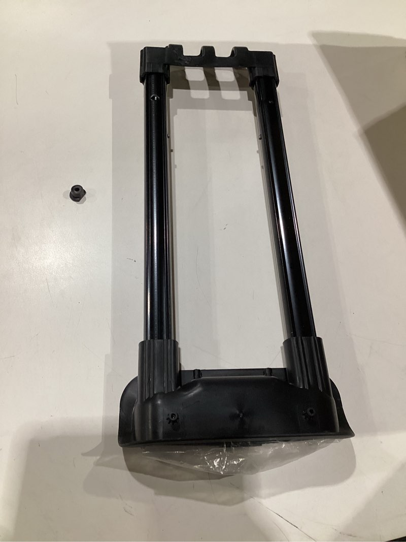 Condition photo showing As Is for Durable Iron Telescopic Handle for Travel Luggage - Portable Replacement Parts for Suitcase, Trolley, and Luggage Carts, 17.71 * 7.87 * 1.57inch, Silver, DAMAGED 