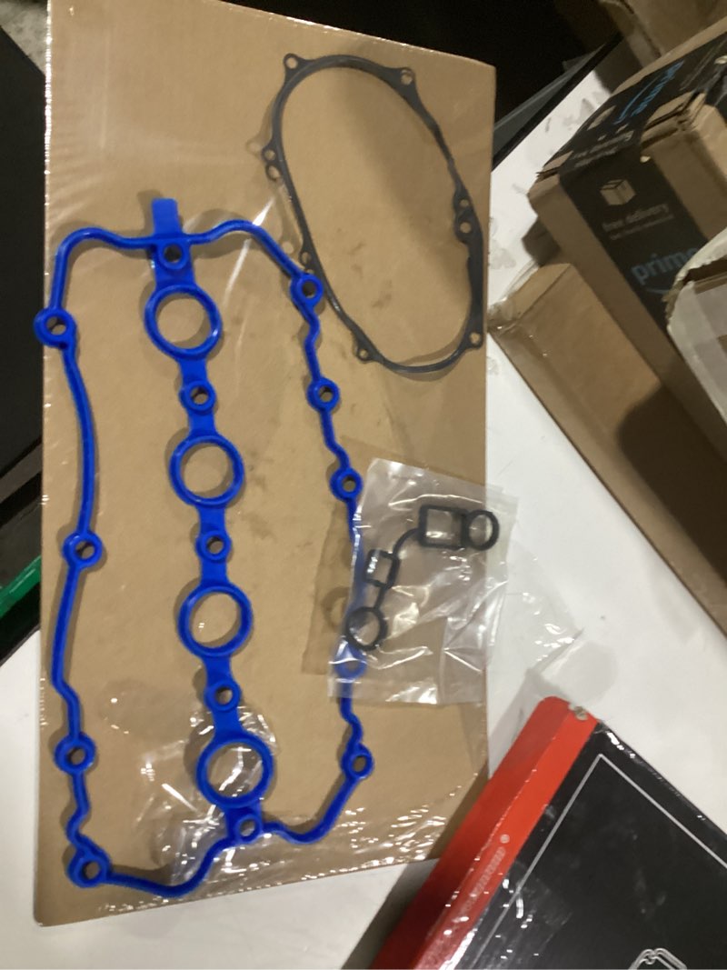 Condition photo showing As Is for valve cover gasket set compatible with 2005-2011 audi a3 a4 q5 tt volkswagen eos gti jetta passat 2.0l, valve cover gasket kit vs50685r vs50531r