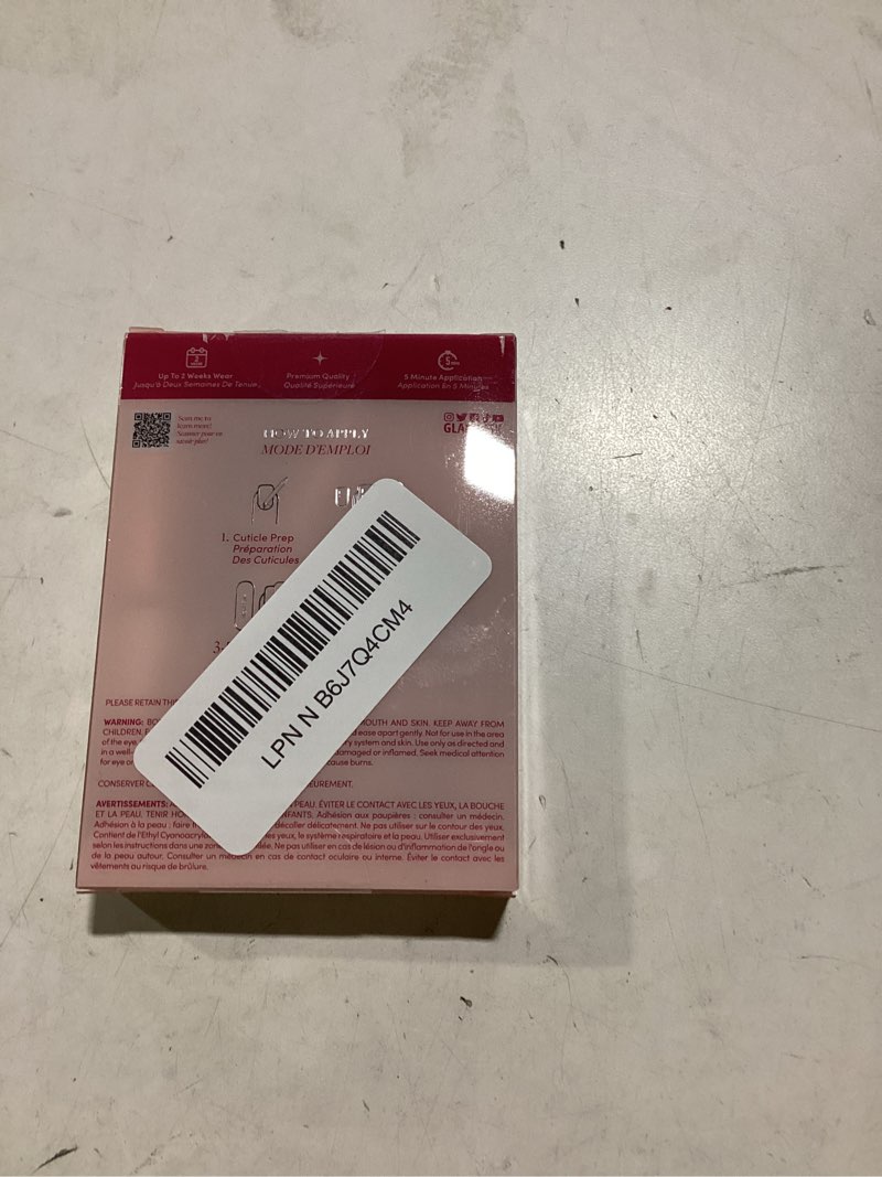 Condition photo showing New/Like New for Glamnetic Press On Nails - Bark Brown | Opaque Dark Brown Short Round Fake Nails, Salon Quality | 12 Sizes - 30 Nail Kit