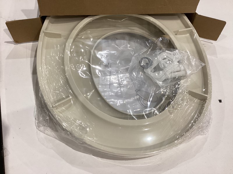 Potty Training Seat Built-in Toilet Seat, Round Toilet Seat 16.5inch with Baby Seat 2 in 1 Soft Clos