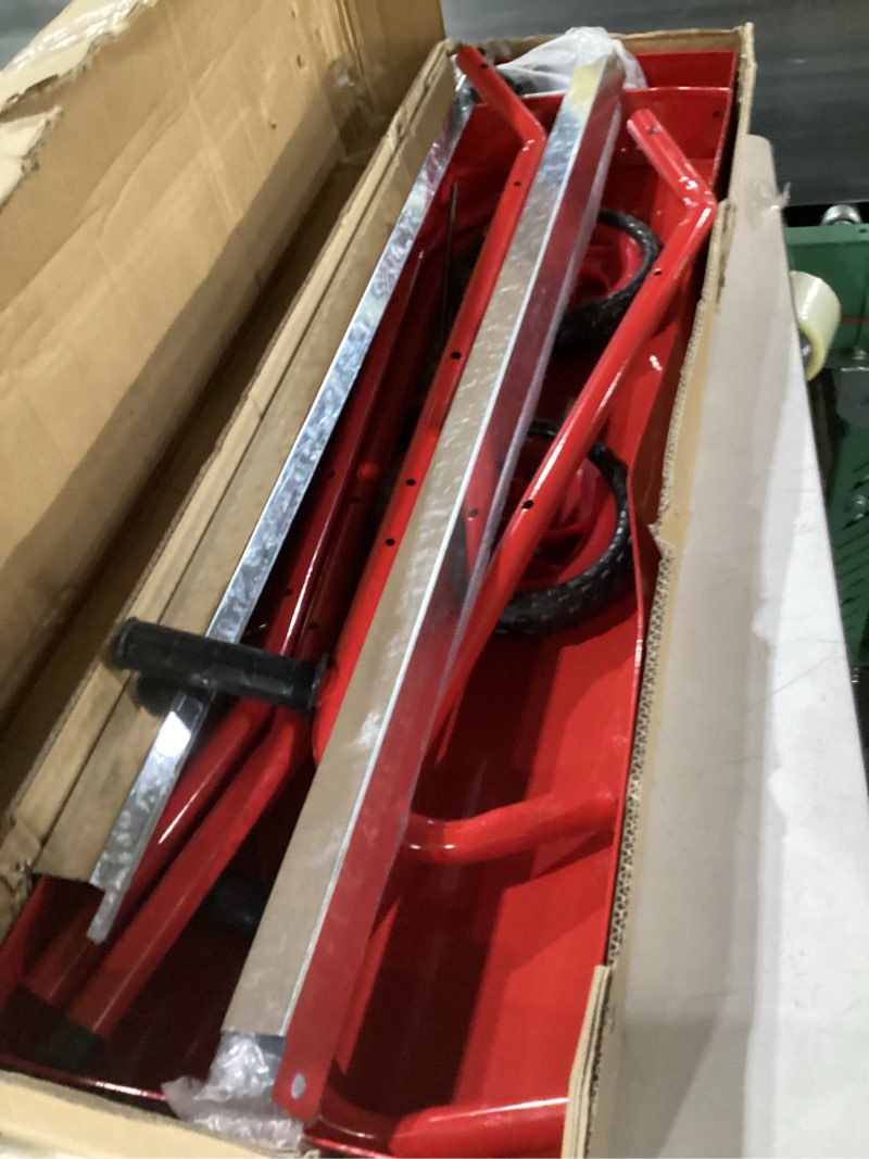 Condition photo showing Good Condition for tcp global 36\\\" mobile multi-roll masking machine for auto body, painting, masking paper dispenser with 2 paper bars, 4 tape rollers, storage trays & cutting blade