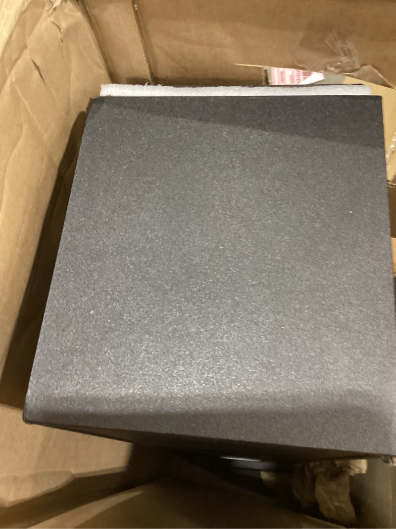 Condition photo showing As Is for Polk Monitor XT60 Tower Speaker - Hi-Res Audio Certified, Dolby Atmos, DTS:X & Auro 3D Compatible, 1" Tweeter, 6.5" Dynamically Balanced Woofer, (2) 6.5" Passive Radiators (Single, Midnight Black) Tower Speaker (XT60)