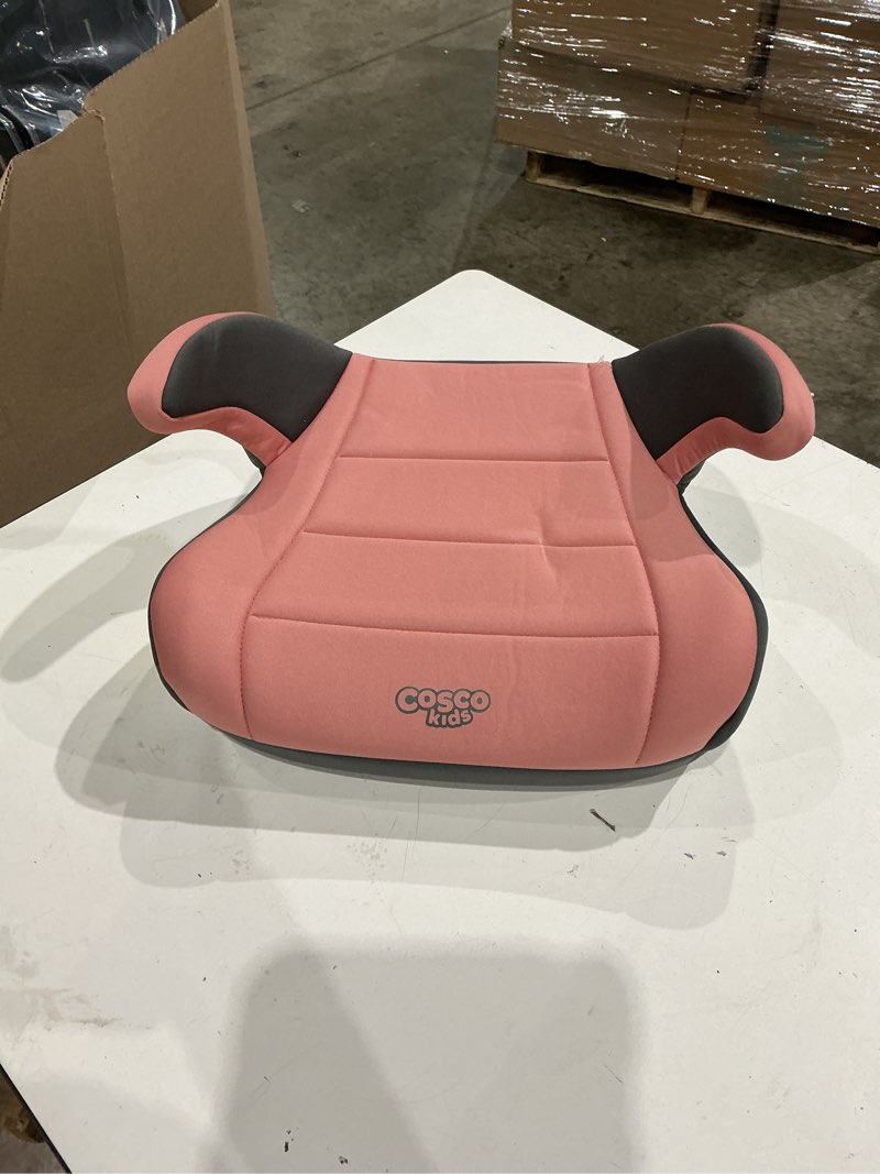Condition photo showing As Is for cosco kids rise lx toddler booster car seat, cameo rose