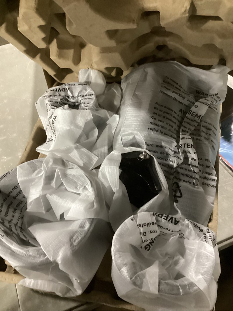 Condition photo showing New/Like New for nutribullet slow juicer, slow masticating juicer machine, easy to clean, quiet motor & reverse function, bpa-free, cold press juicer with brush, 150 watts, charcoal black, nbj50300, 24-oz