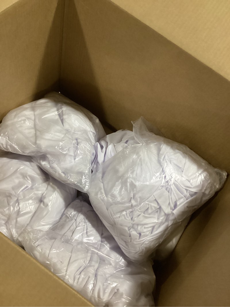 Condition photo showing Good Condition for 5 Pack white  Round Spandex Tablecloth for 60inch Tables, Stretchy 120inch Fitted 5FT Round Table Cloths Wrinkle Free Table Washable Cover with Skirt for Wedding Birthday Party Dining Banquet Events white (round) 5 pack