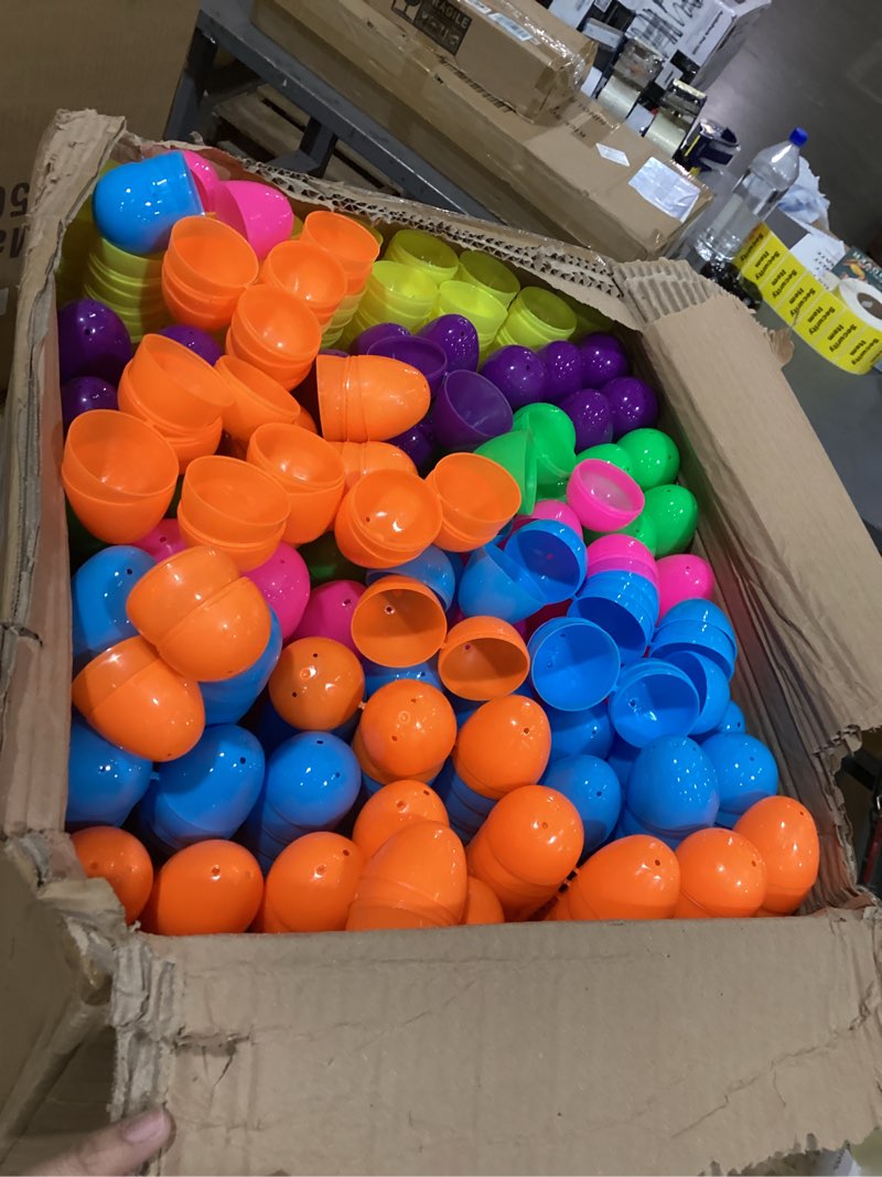 Condition photo showing Good Condition for abakuku 2000pcs easter eggs,2.35" assorted bright colors plastic easter eggs for easter hunt,easter themed,decorations,basket stuffers fillers