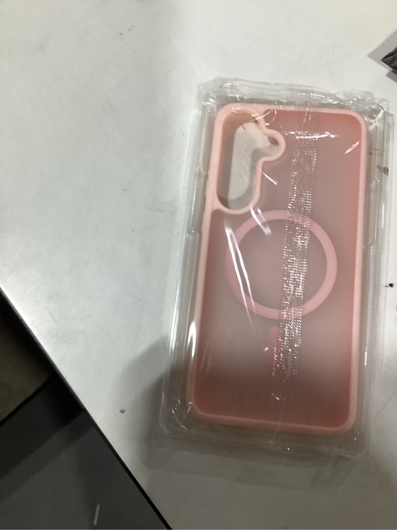 Condition photo showing New/Like New for similar productfor Samsung Galaxy A16/A16 5G Case, Curly Wavy Frame Hard Translucent Clear Bumper Cover for Women Men Compatible with Magsafe Shockproof TPU Phone Case for Samsung Galaxy A16 5G/A16, Pink Samsung Galaxy A16/A16 5G Pink