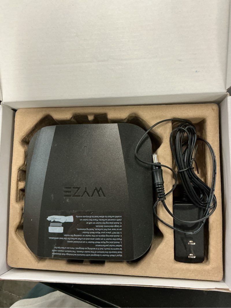 Condition photo showing Good Condition for wyze axe5400 tri-band wi-fi 6e mesh router pro, covers up to 2000 sq. ft, replaces legacy routers for whole home coverage, supports wired backhaul, 1x1 gbps & 2x1 gbps ports - 1 pack
