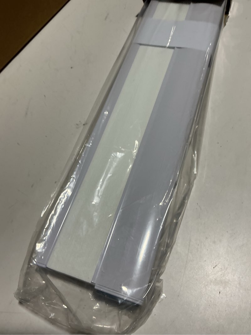 Condition photo showing Good Condition for no drill cellular shades for indoor windows, thermal insulating & noise reducing honeycomb blinds, cordless free stop blinds light filtering, white, 31 1/2" w x 64" h 31 1/2"w x 64"h white(light filtering)