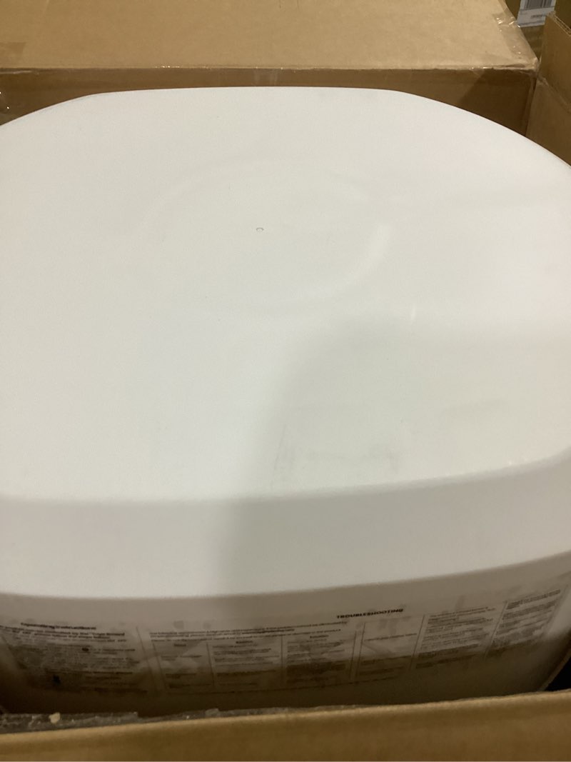 Condition photo showing As Is for (similar too) automatic cat litter box self cleaning - app control, cat toilet records, suitable for medium cats and kittens, anti-pinch safety, low noise operation?assembly required?- white