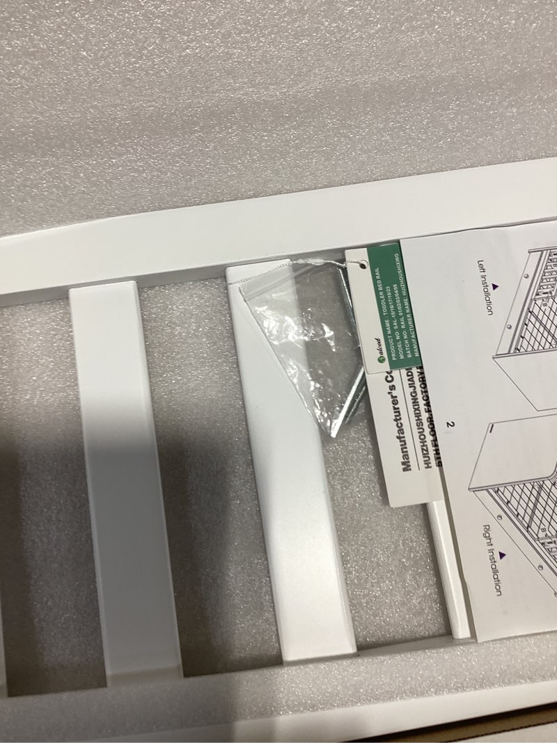 salcod toddler safe guardrail compatible with delta children convertible crib, crib rail for prevent