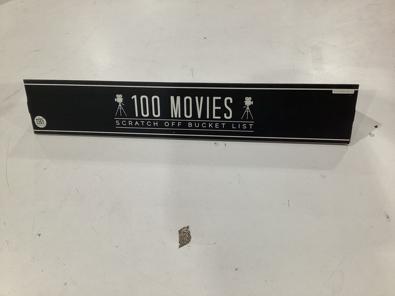 Movies Scratch Off List, 