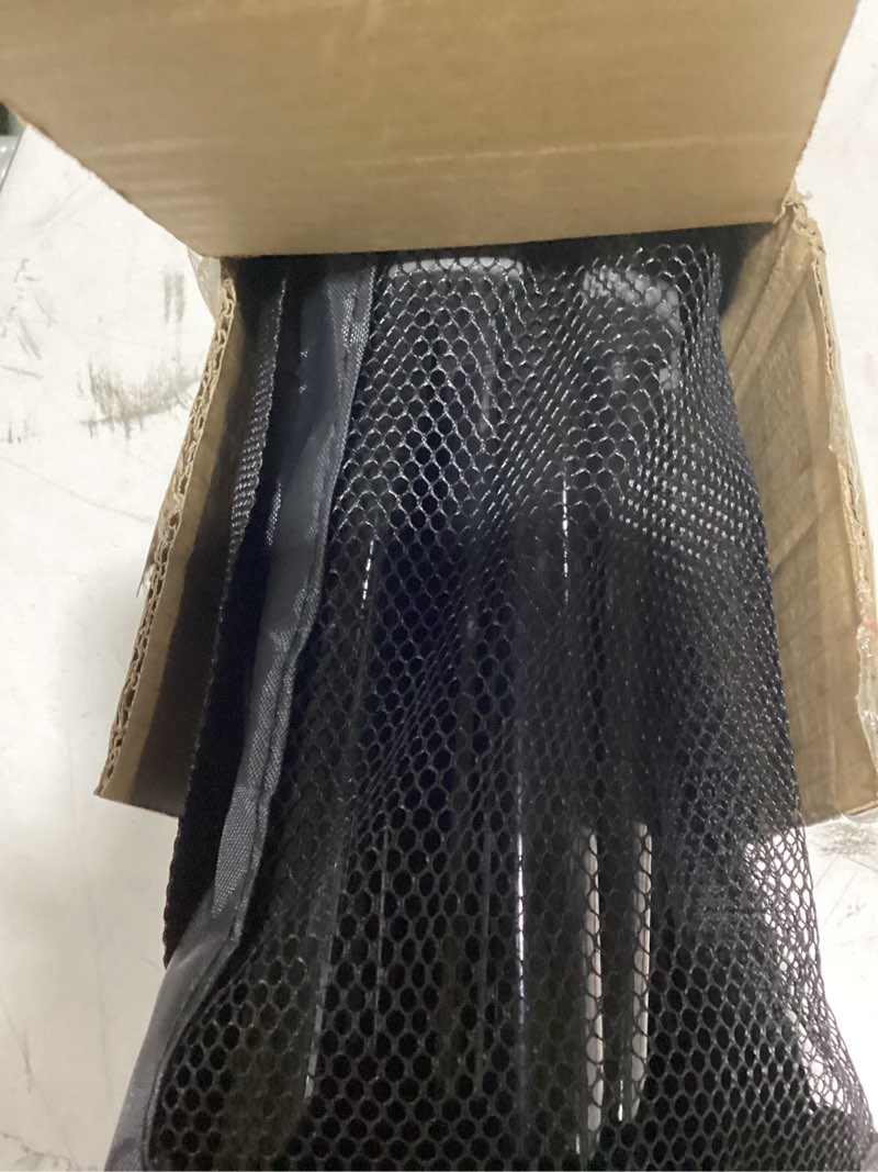 Condition photo showing Good Condition for songmics badminton net, height adjustable volleyball net, pickleball net for junior tennis, kids, indoor outdoor court, foldable nylon net with poles 10ft/13ft/16.5ft wide 13ft black