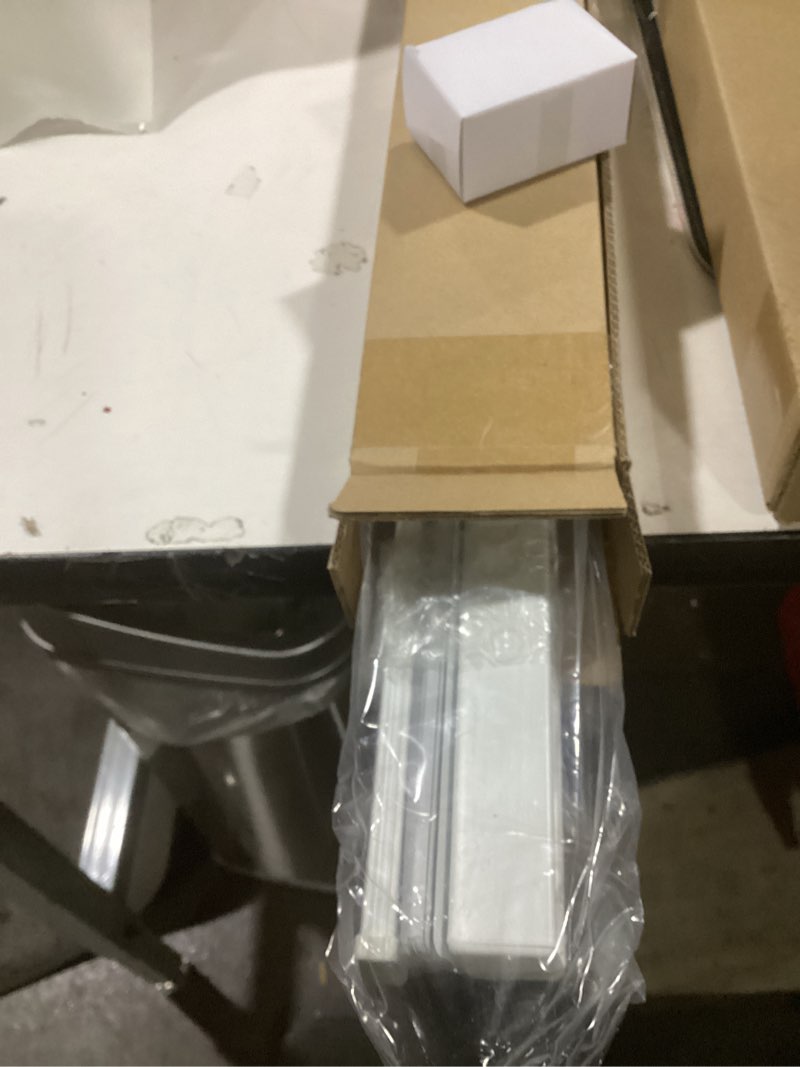 Condition photo showing Good Condition for aluminum mini blinds for windows cordless horizontal window shades for light adjustment, metal venetian blinds waterproof for bedroom, bathroom, 26\" w x 48\" h, white white 26\"w x 48\"h