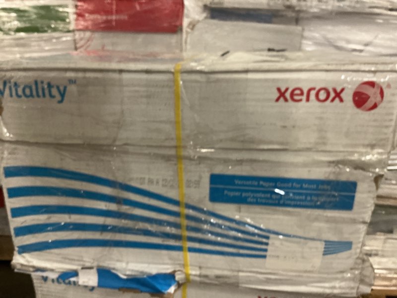 Condition photo showing Good Condition for xerox corp. vitality multipurpose printer paper 8 1/2 x 11 white 500 sheets/rm 3r02047rm
