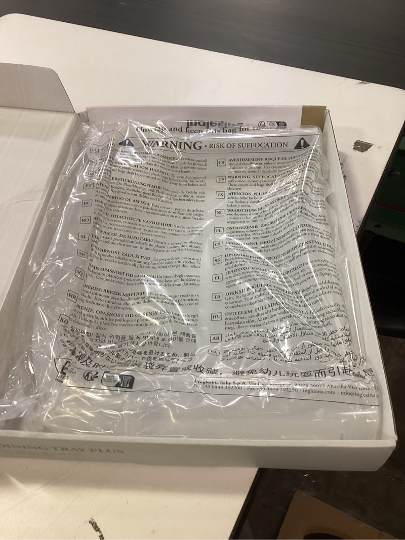Condition photo showing New/Like New for Inglesina Fast Dining Tray - Clip-On Accessory for Toddlers - Portable, Non Slip, Reusable