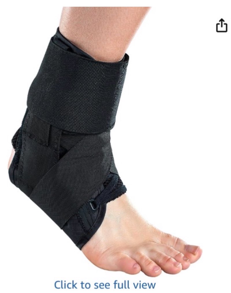 DonJoy Stabilizing Speed Pro Ankle Brace - Support For Sprains and Chronic Instability - Large