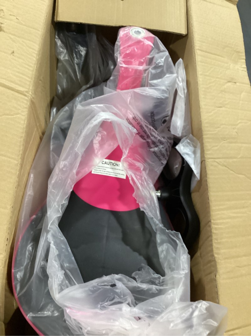 Condition photo showing Good Condition for wiggle car ride on toy - no batteries, gears or pedals - twist, swivel, go - outdoor ride ons for kids 3 years and up by lil' rider (hot pink and black)