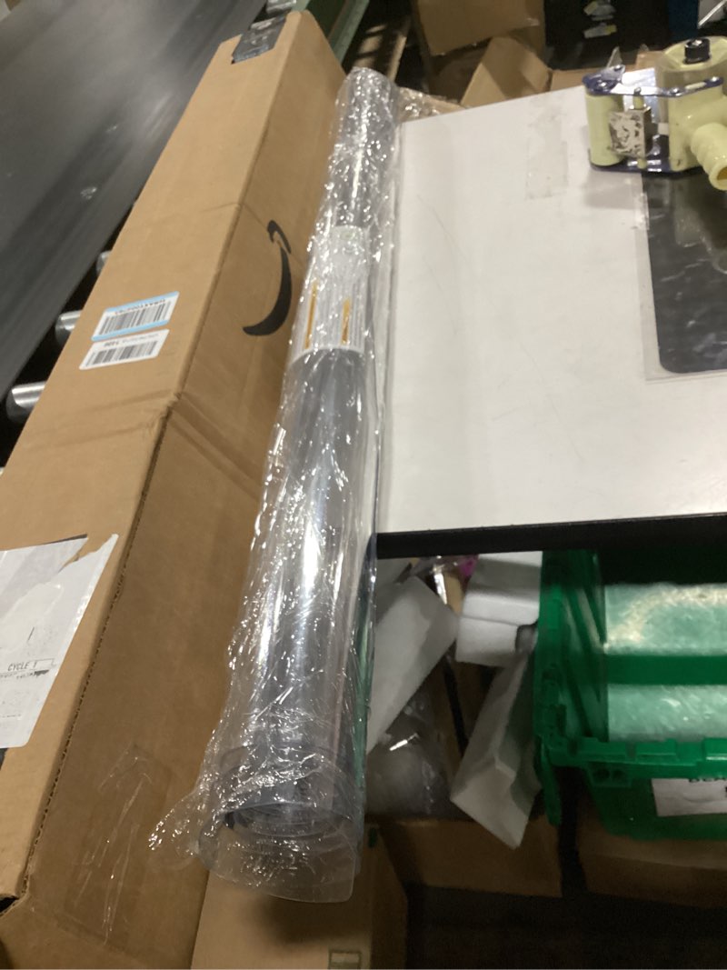 Condition photo showing New/Like New for clear table cover protector, 40 x 60 inch table protector for dining room table, 1.5mm thick clear plastic table cover, pad mat for kitchen, writing desk pad for desktop clear 1.5mm 40" x 60"