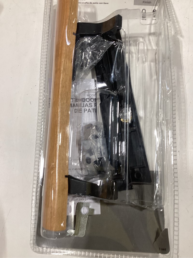 Condition photo showing As Is for reliabilt 6.625-in flush mount sliding patio door handleset