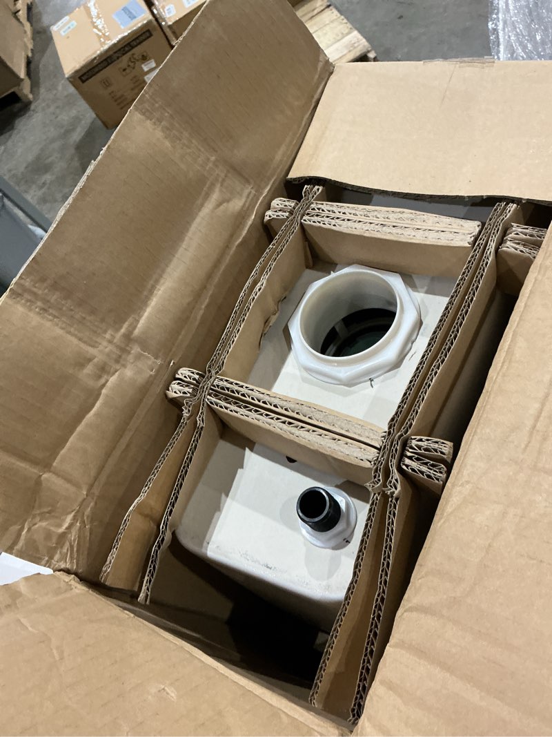 Condition photo showing Good Condition for toto drake 1.28 gpf toilet tank with washlet+ auto flush compatibility, cotton white - st776ea#01