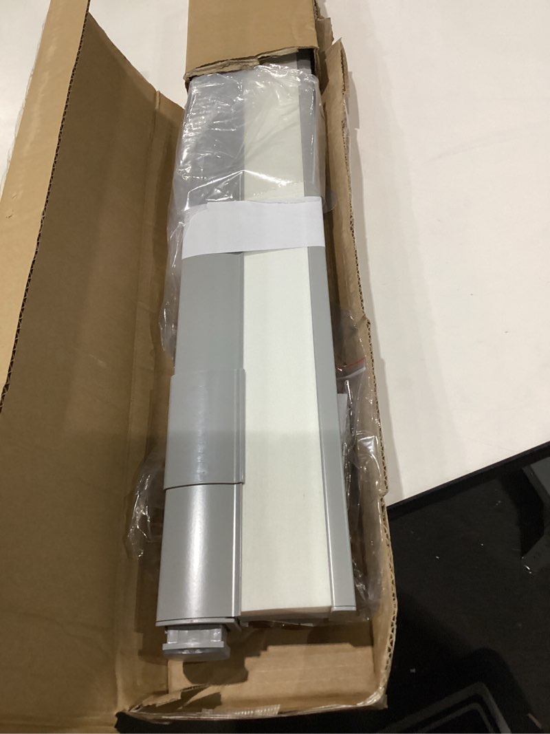 Condition photo showing Good Condition for No Drill Cellular Shades for Indoor Windows, Thermal Insulating & Noise Reducing Honeycomb Blinds, Cordless Free Stop Blinds Light Filtering, Grey,25 1/2" W x 64" H 25 1/2"W x 64"H Grey(light Filtering)