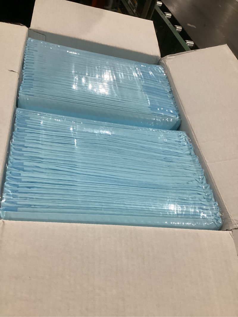 Condition photo showing Good Condition for 50 count 36" x 36" super absorbency disposable underpads - leakproof quick drying pads for baby, puppy & adults, bed pads, incontinence & dog pee