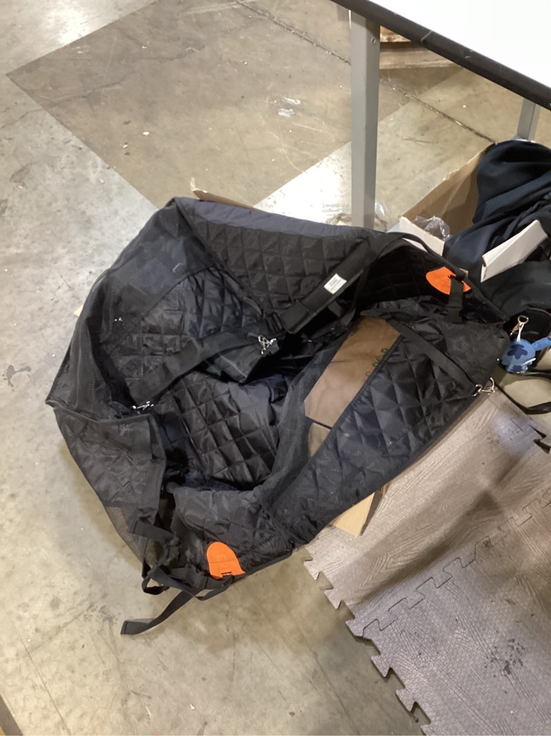Condition photo showing As Is for dog car seat, enclosed carrier for pets travel safety dog crate car kennel carrier
