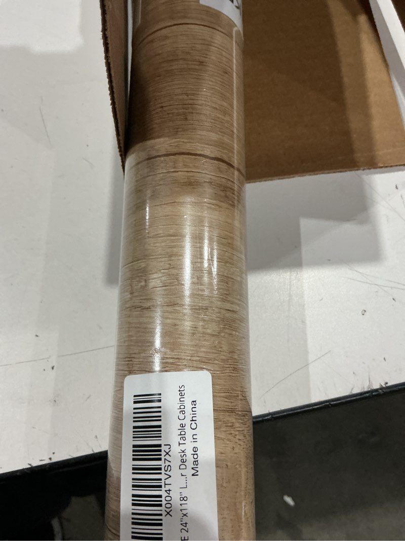 Condition photo showing New/Like New for veelike natural wood contact paper for countertops peel and stick countertop contact paper waterproof wood wallpaper for cabinets table 24''x118'' self adhesive counter top vinyl wrap for kitchen 24" x 118"