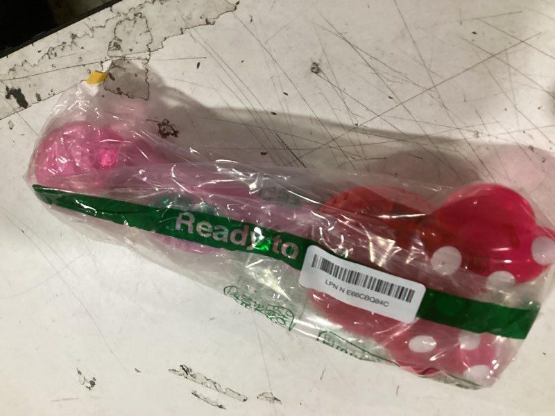 Condition photo showing Good Condition for little kids disney minnie mouse light and sound musical bubble wand, includes bubble solution, multi (2051)