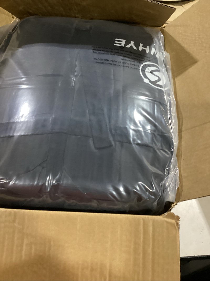 Condition photo showing New/Like New for ShinHye 0 Degree Sleeping Bag for Adults - Cotton Flannel 4 Season Cold Weather Winter, XXL Big and Tall Camping Sleeping Bag with Compression Sack Black-Right-New