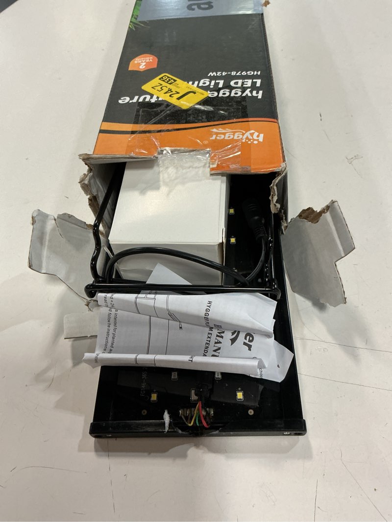 Condition photo showing Good Condition for hygger Advanced LED Aquarium Light with Timer, 24/7 Lighting Cycle & DIY Mode, Full Spectrum Fish Tank Light for 48-54 in Freshwater Planted Tank 48"- 54"