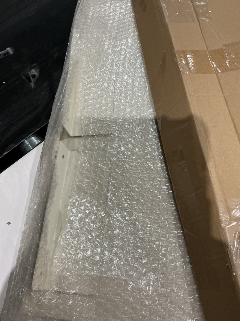 Condition photo showing Good Condition for awsad window sill extender 24x10in countertop extension board with magnetic base carbon steel ledge plant shelf for kitchen, bathroom (white, 23.6x9.8in) white 23.6x9.8in
