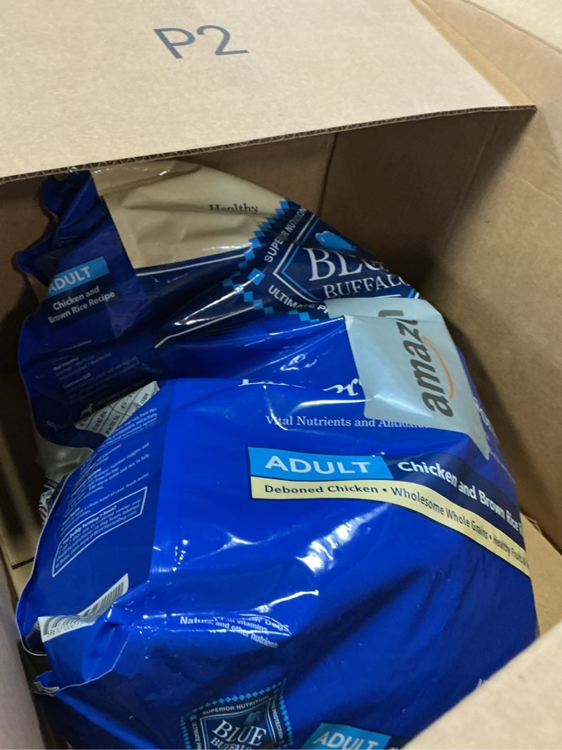 Condition photo showing New/Like New for blue buffalo life protection formula adult dry dog food, helps build and maintain strong muscles, made with natural ingredients, chicken & brown rice recipe, 30-lb. bag chicken & brown rice 30 pound (pack of 1)