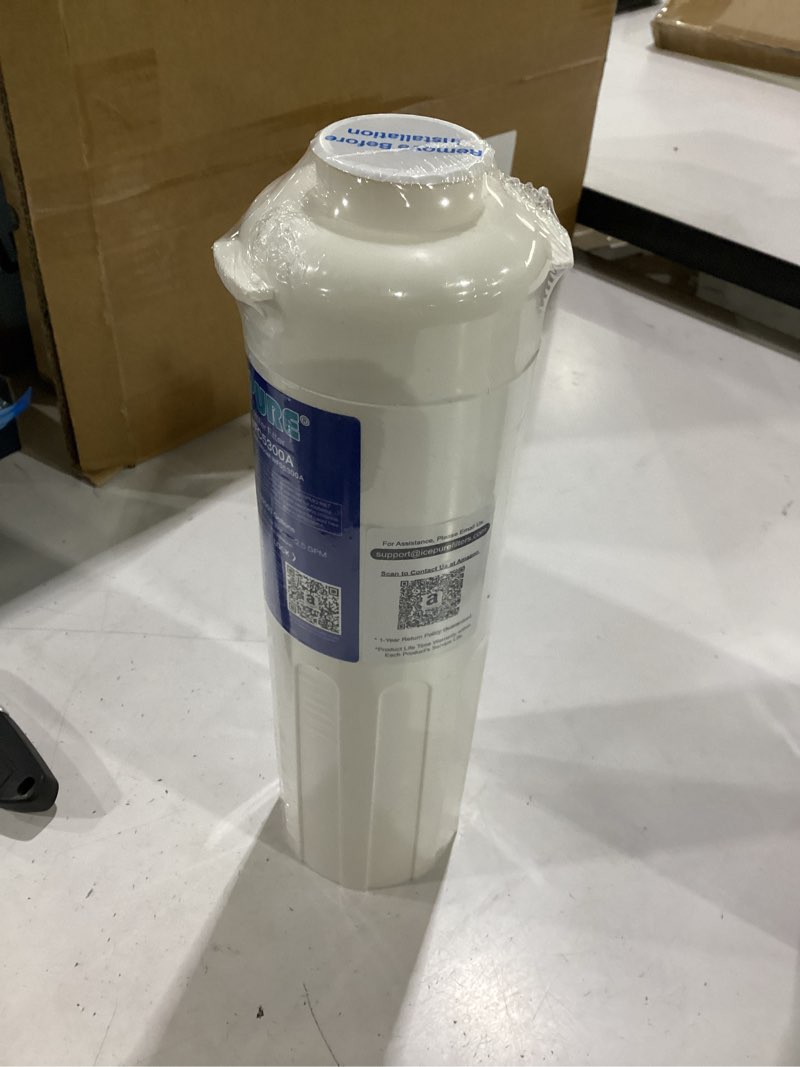Condition photo showing Good Condition for icepure wfc5300a under sink water filter system, 3 years or 22000 gallons ultra high life, replacement for icepure wfs5300a under sink water filtration system, removes heavy metals,chlorine