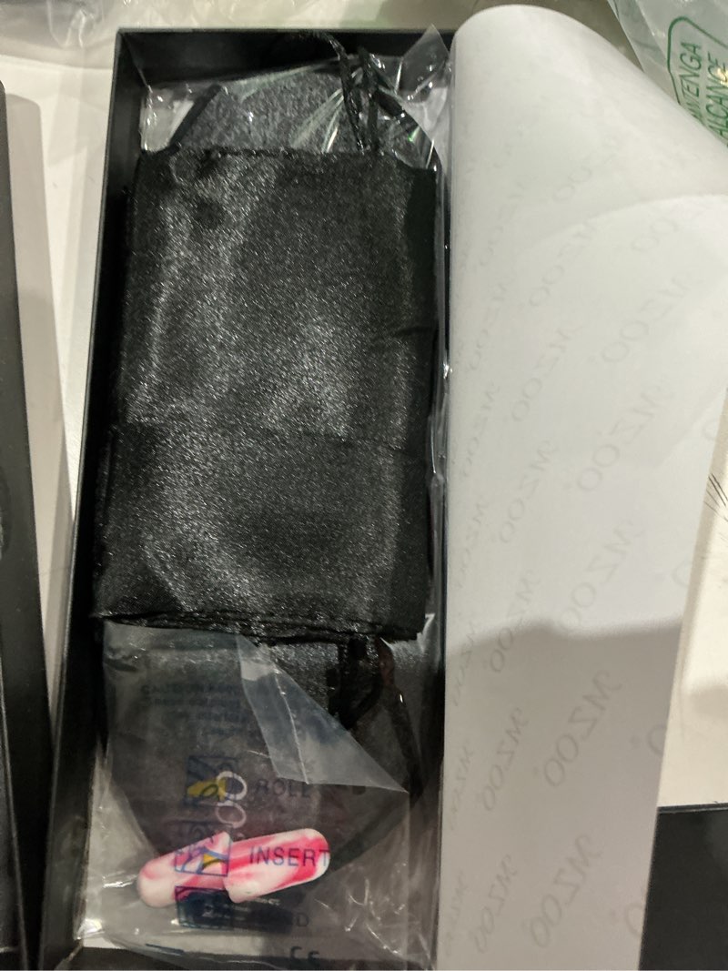 Condition photo showing Good Condition for mzoo luxury sleep mask for back, side sleeper, complete light blocking sleeping eye mask night blindfold, 3d zero pressure & spacious for lash extensions, breathable soft eye cover flight nap travel m-gray (black edge)