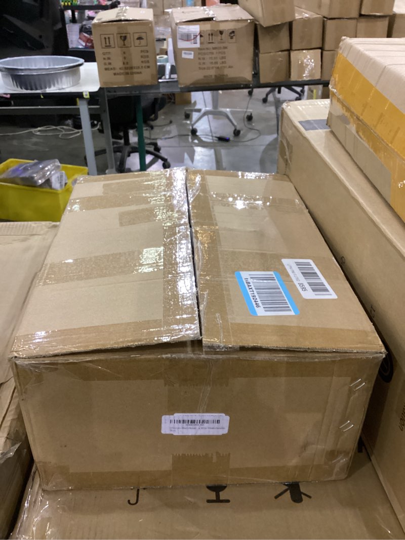 Condition photo showing As Is for 4 Tier Plastic Storage Bins with Lid 23QT, Stackable Storage Containers with Wheels, Folding Boxes, Collapsible Bins, Closet Organizers and for Living Room,Office,Dorm 4-Tier 36QT