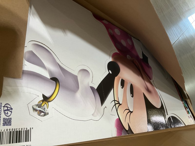 Condition photo showing As Is for cardboard people minnie dance life size cardboard cutout standup - disney's mickey mouse clubhouse