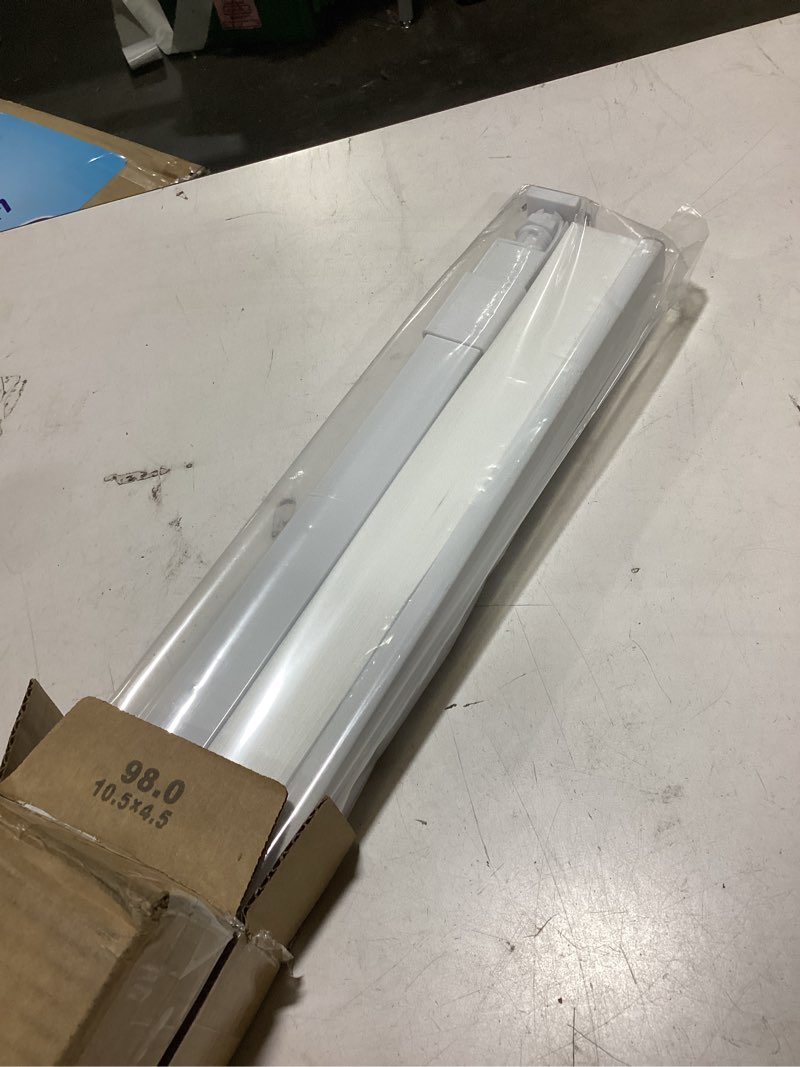 Condition photo showing As Is for lazblinds cordless cellular shades, no tools no drill light filtering honeycomb shades pleated blinds for windows, 39'' w x 64'' h, white light filtering-white 39'' w × 64'' h